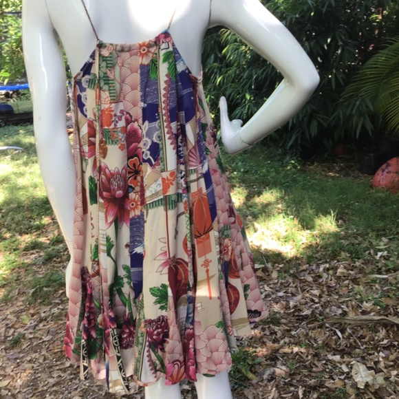 Vintage Adrian Barra silk mini Dress - Picture 5 of 8